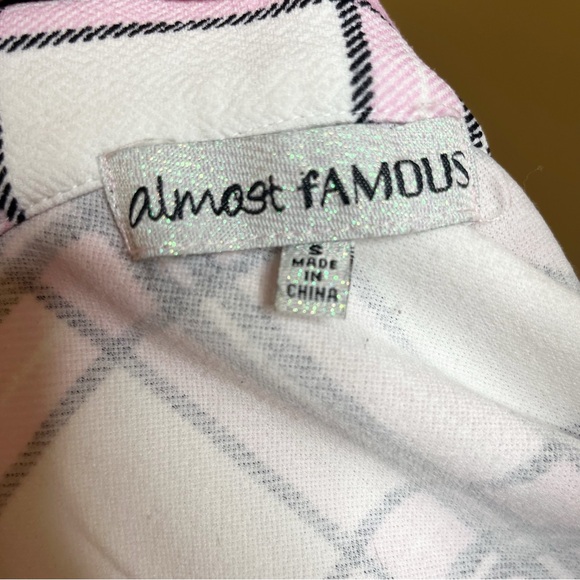 Almost famous plaid dress, size S - Picture 5 of 5